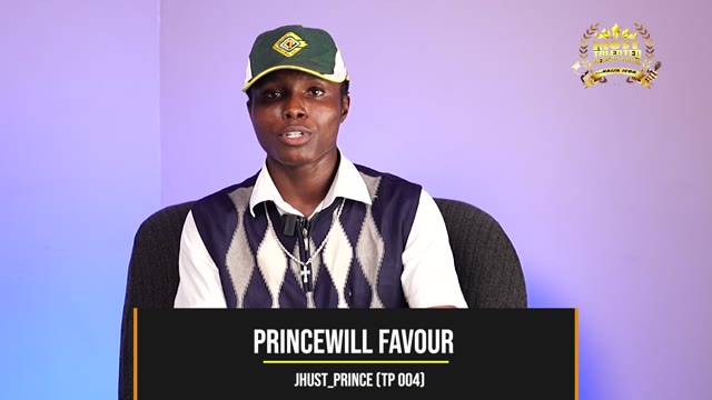 JHUST PRINCE in the audition room